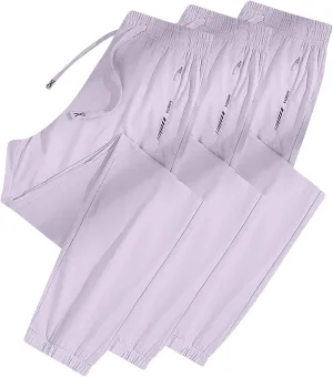 3PC Beeswan Pants for Women Fashion Stretchy Athletic Exercise Pants Breathable Trousers Cute Elastic Outfits