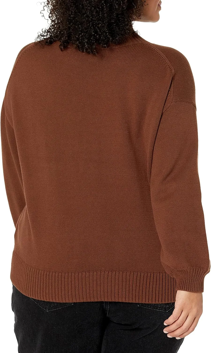 Amazon Essentials Cotton Sweaters for Women - Funnel-Neck, Available in Plus Size