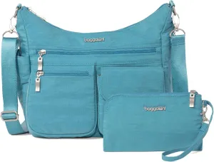 Baggallini Modern Everywhere Crossbody Women 11x9x4.5 RFID Hobo Bag