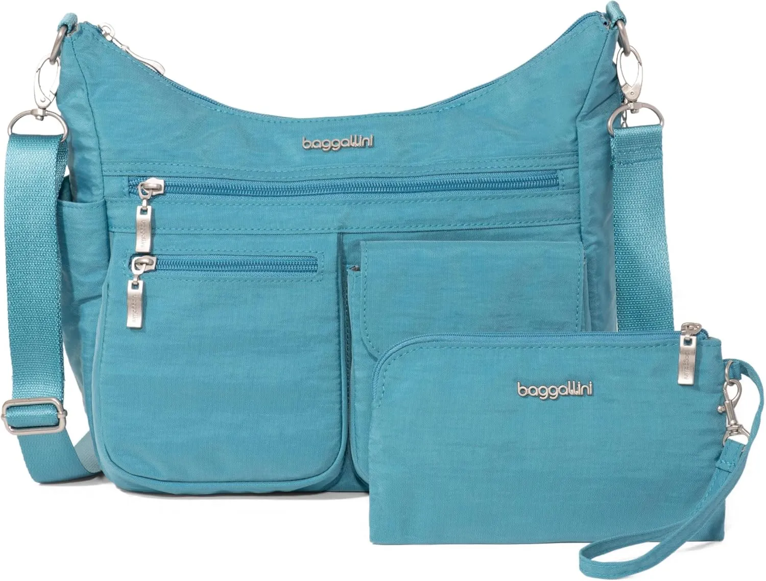 Baggallini Modern Everywhere Crossbody Women 11x9x4.5 RFID Hobo Bag