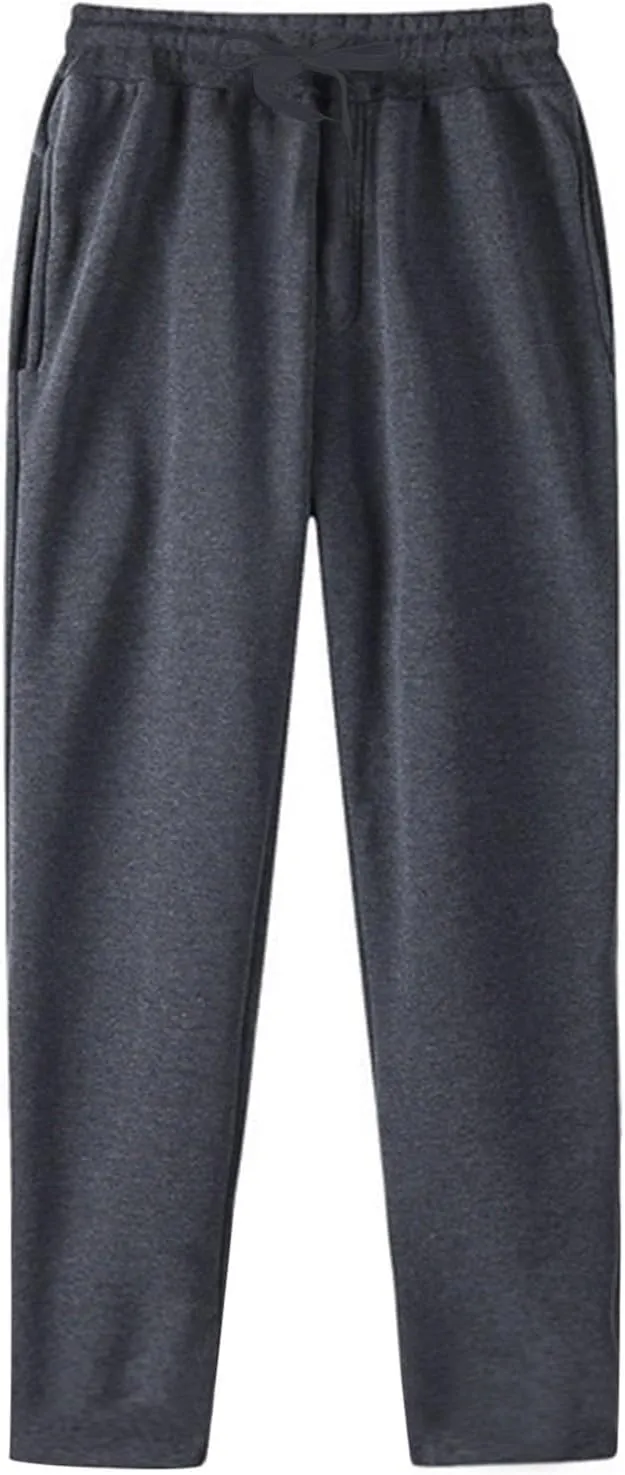 Baggy Cargo Pants Men Casual Elastic Drawstring Work Hiking Pants Straight Stretch Outdoor Jogger with Pockets