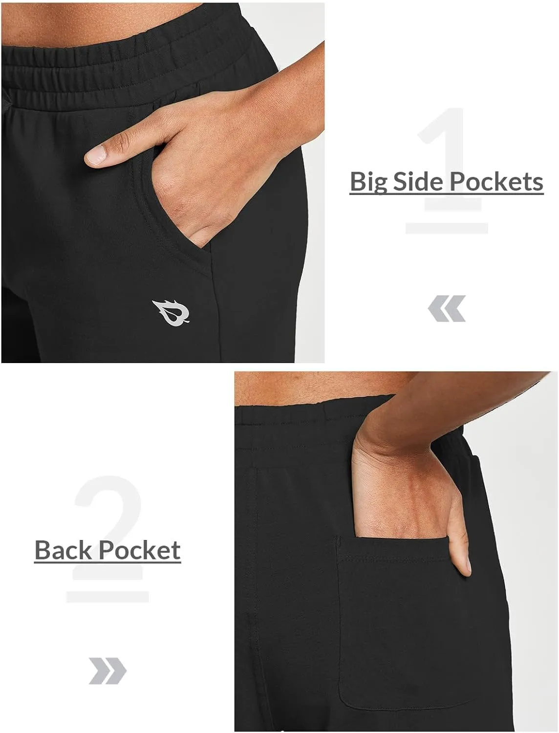 baleaf Womens Sweatpants Cotton Joggers with Pockets Lounge Sweat Pants Tapered Casual Running Workout Yoga