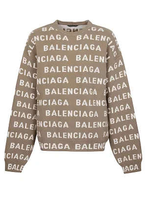 Balenciaga Men's Sweaters Beige
