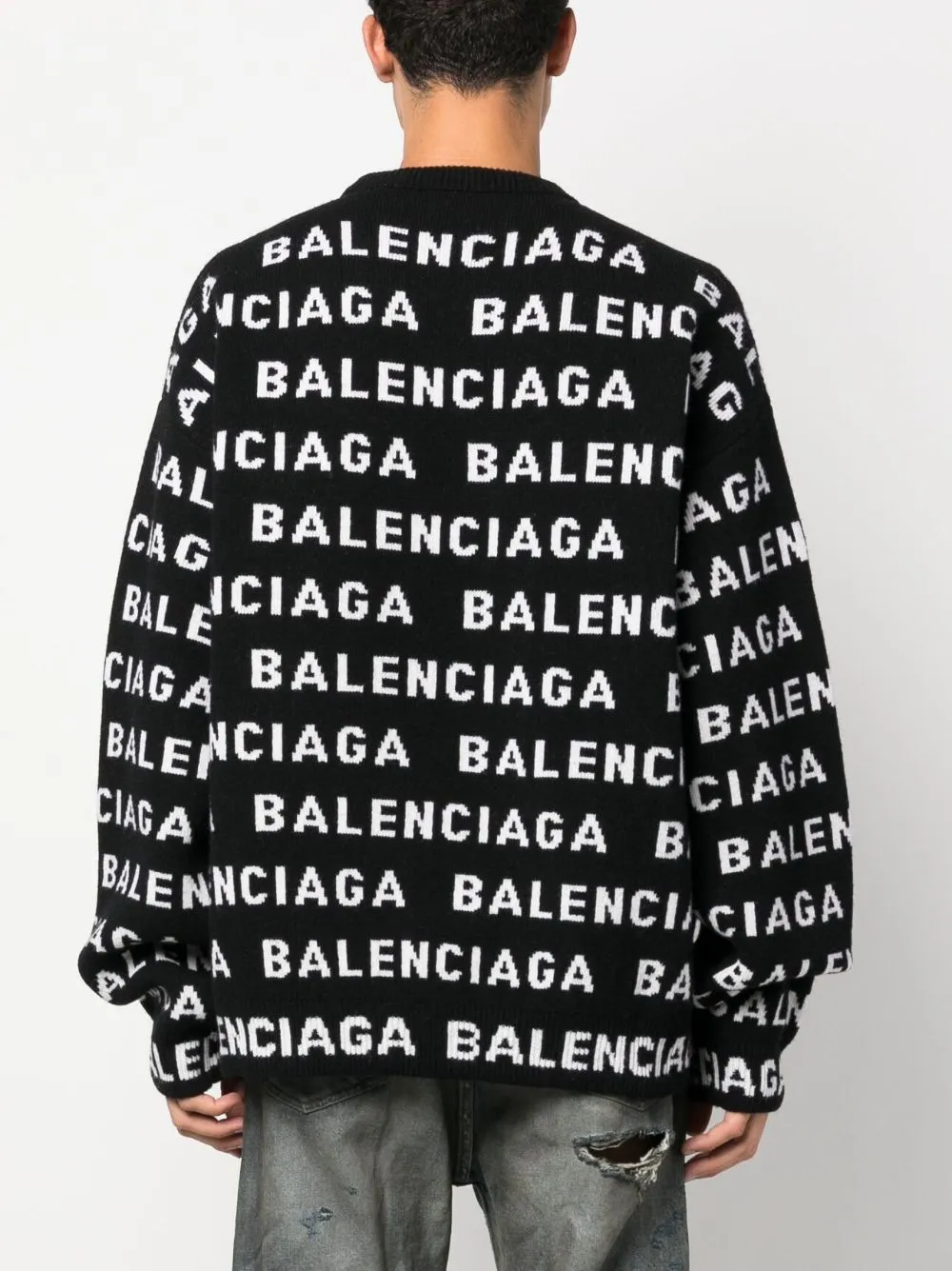Balenciaga Men's Sweaters Black