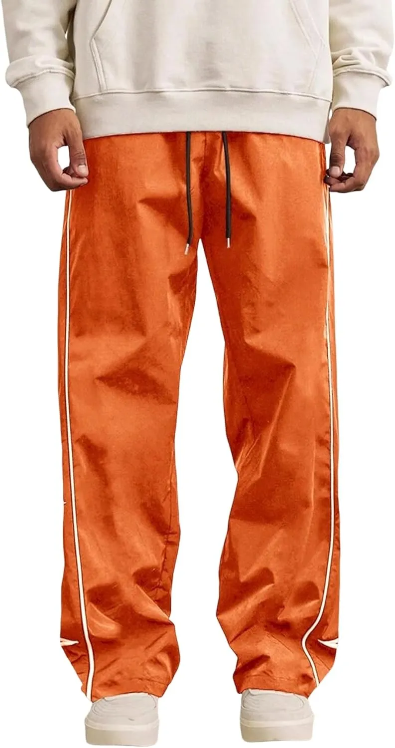 Banana Bucket Mens Y2K Oversized Cargo Pants Baggy Streetwear Drawstring Trousers Elastic Waist Joggers