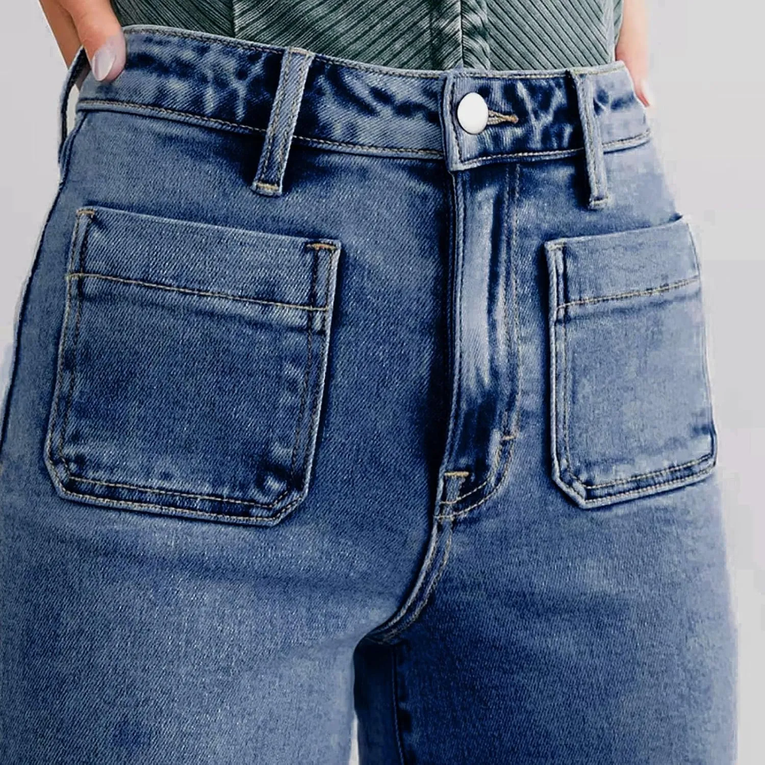 Barrel Jeans for Women Trendy High Waisted Baggy Straight Leg Bootcut Casual 2025 Ladies Stretch Denim Pants Girls
