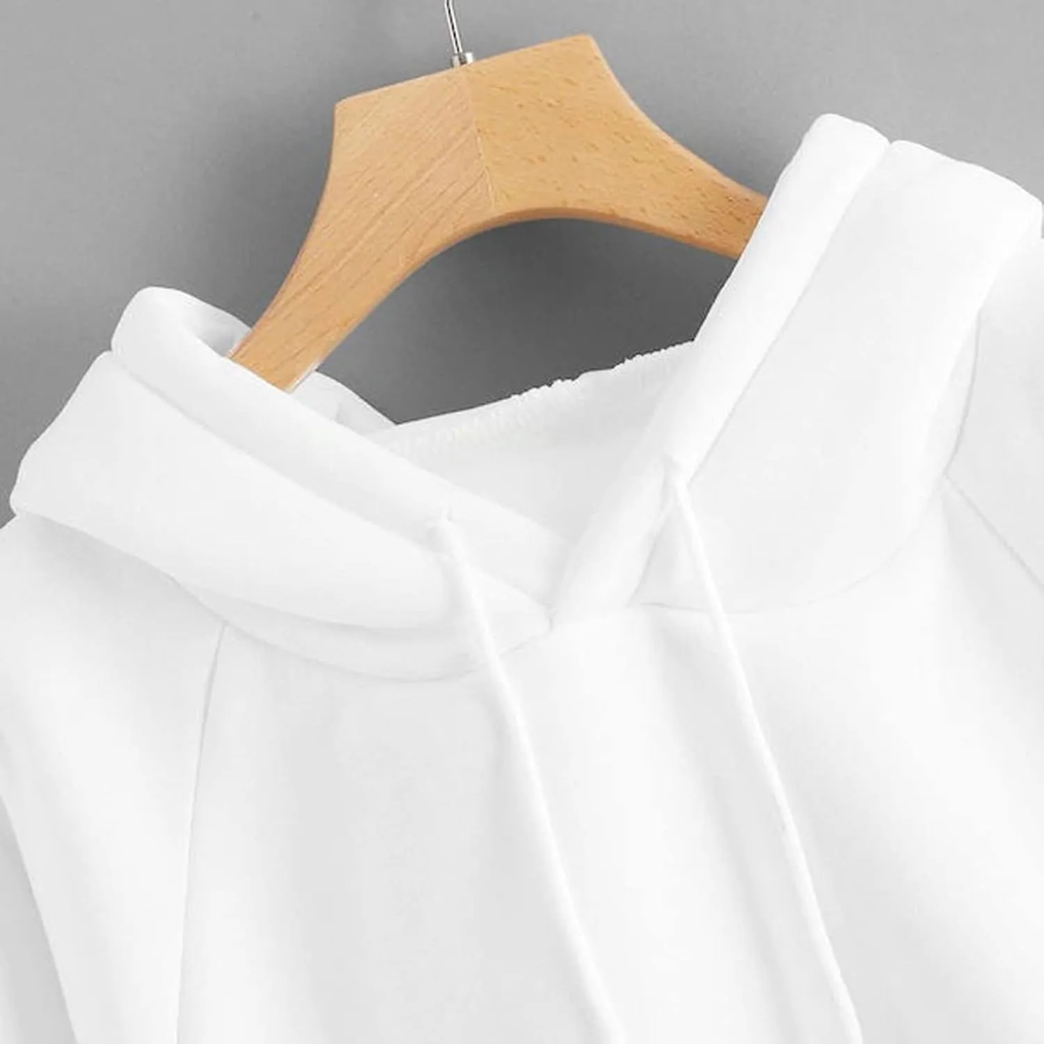 Basic Hoodies for Women Men Girls Teen Fall Solid Color Hoodie Sweatshirt Long Sleeve Kangaroo Pocket Pullovers Top