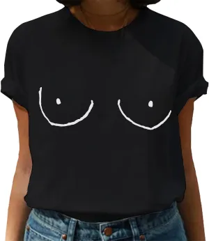 BLACKMYTH Women's Cute Graphic T Shirts Funny Tops Short Sleeve Tees