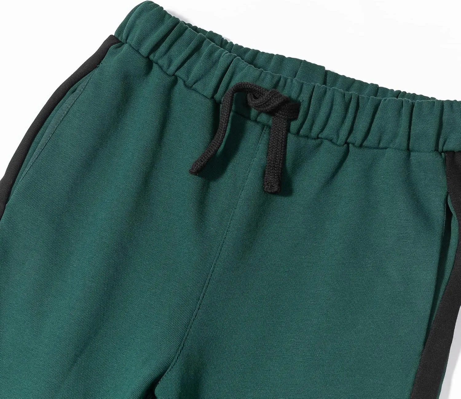 Boys Girls Fleece Joggers Drawstring Elastic Waist Kids Sweatpants Athletic Pants