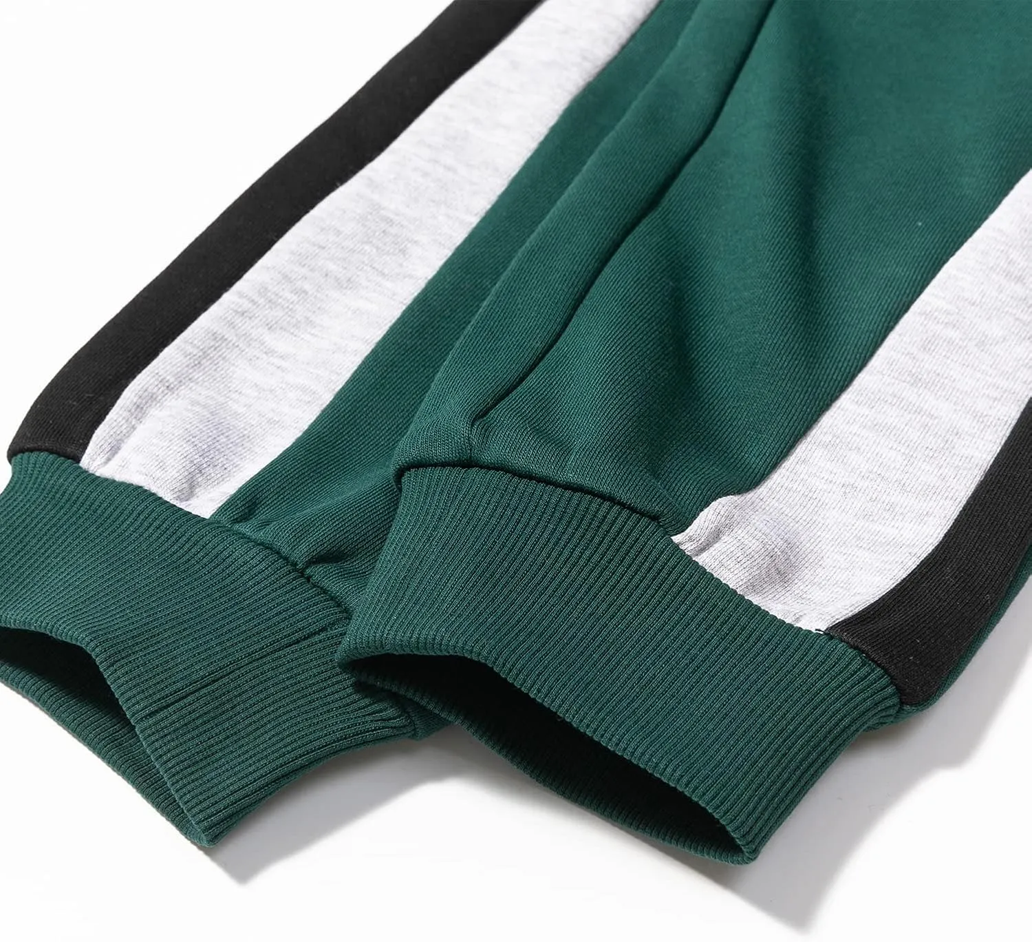 Boys Girls Fleece Joggers Drawstring Elastic Waist Kids Sweatpants Athletic Pants