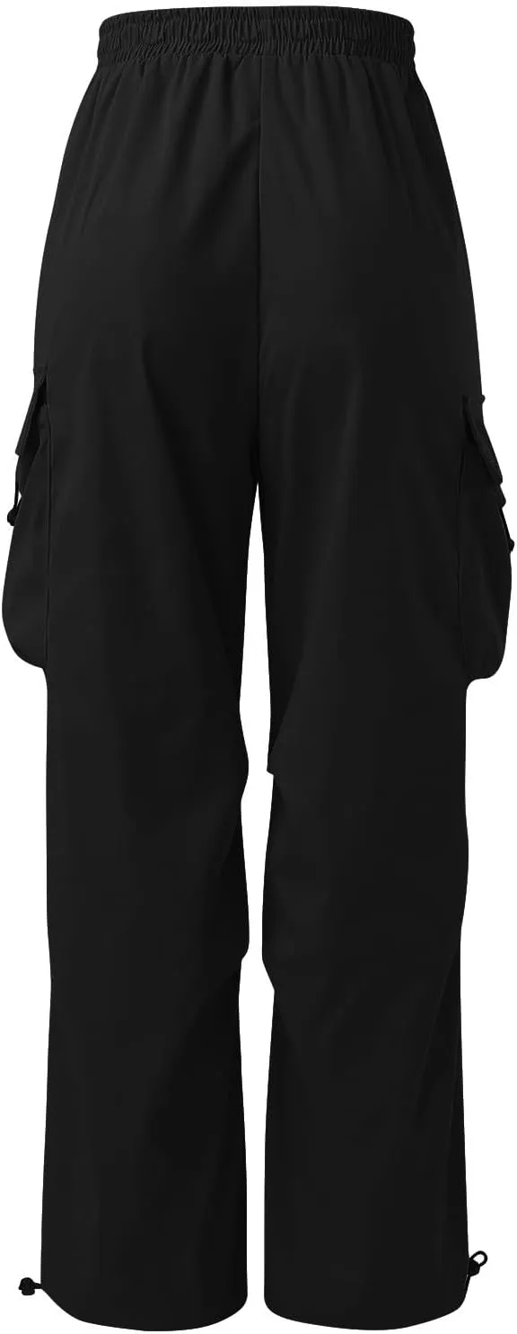 Cargo Combat Pant for Men Casual Work Pant Elastic Waist Cotton Joggers Multi Pockets