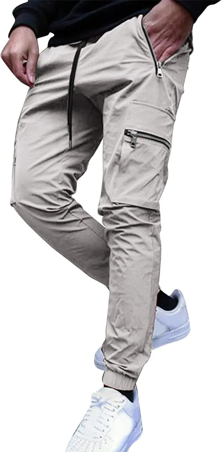 Cargo Pants for Men Relaxed Fit Joggers Cargo Pants Black Camo Cargo Pants Men All Season Fit Pant Casual All Solid