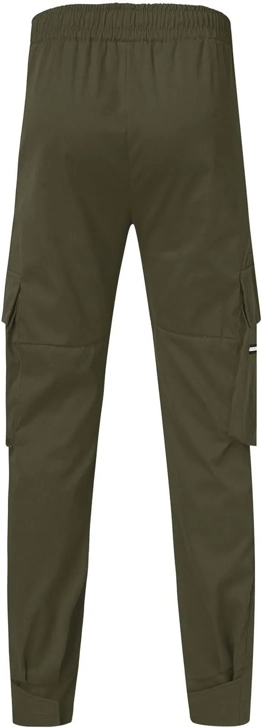 Cargo Pants for Men Relaxed Fit Joggers Cargo Pants Black Camo Cargo Pants Men All Season Fit Pant Casual All Solid