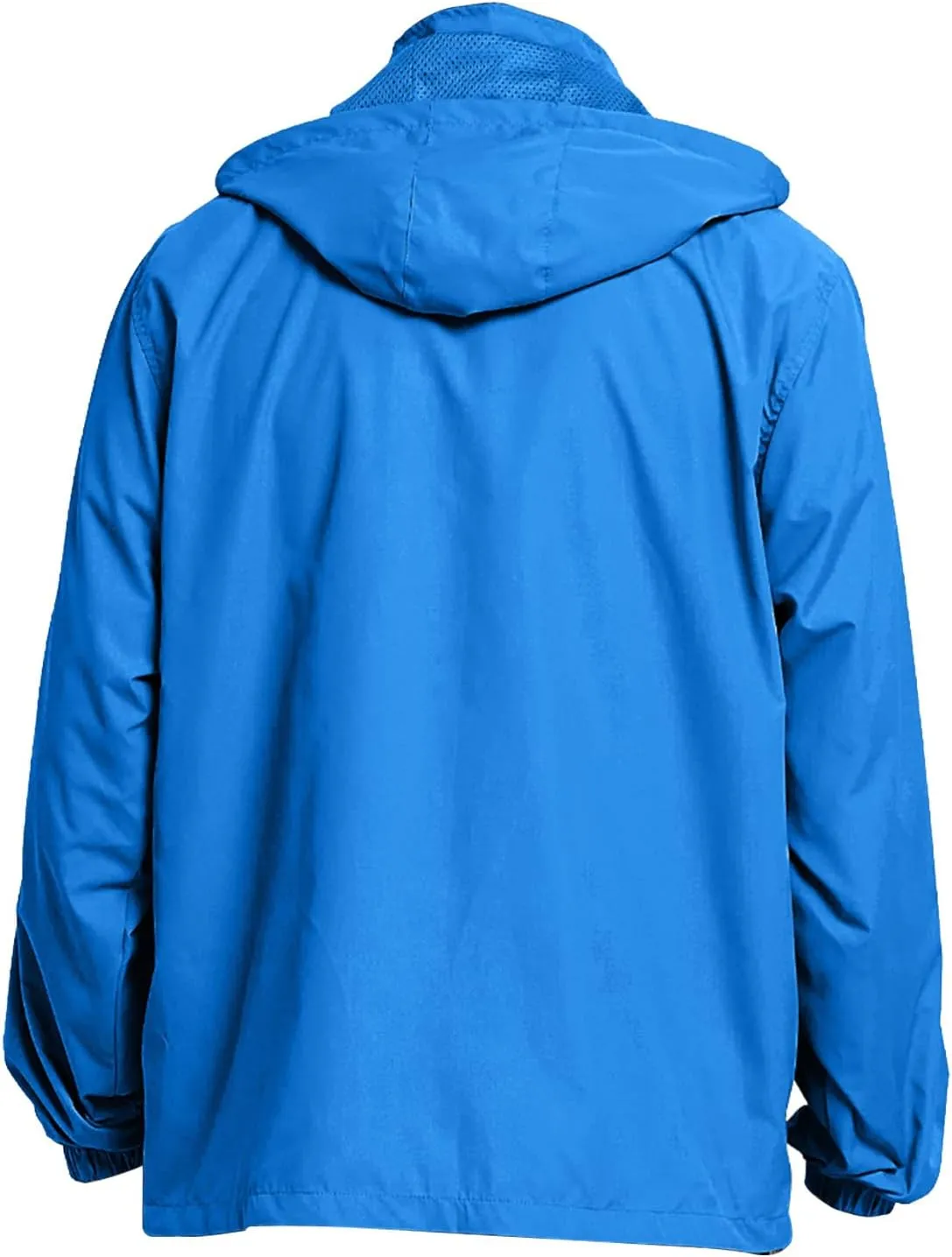 Casual Jacket for Men Lightweight Softshell Jacket Windbreak Waterproof Raincoat Travel Hiking Coat with Removable Hood