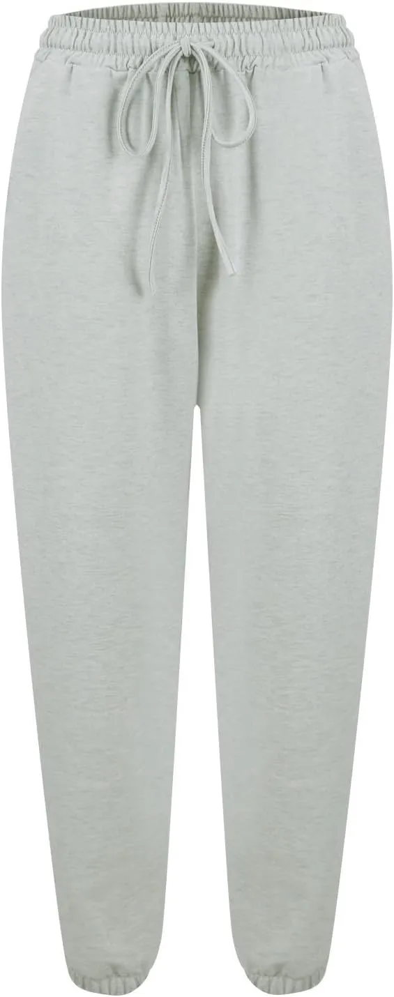 Cinch Bottom Sweatpants Women Baggy High Waisted Sweatpants Athletic Sweat Pants Workout Cotton Joggers with Pockets