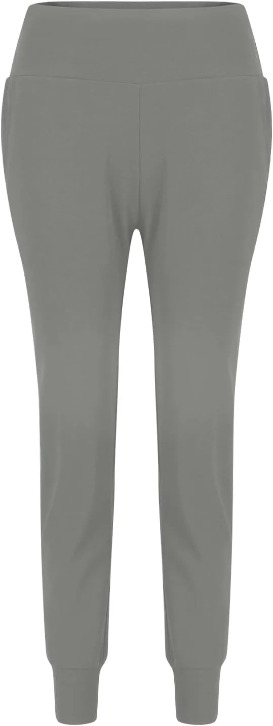 Cotton Joggers for Women High Waisted Tapered Running Yoga Leggings Lightweight Athletic Workout Pants with Pockets