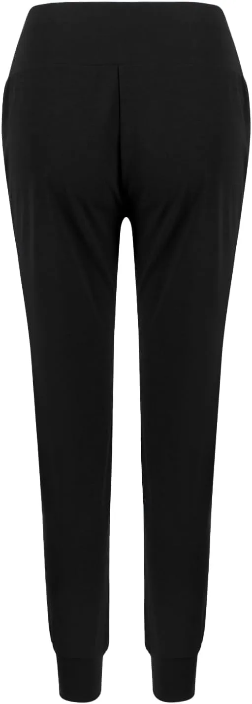 Cotton Joggers for Women High Waisted Tapered Running Yoga Leggings Lightweight Athletic Workout Pants with Pockets