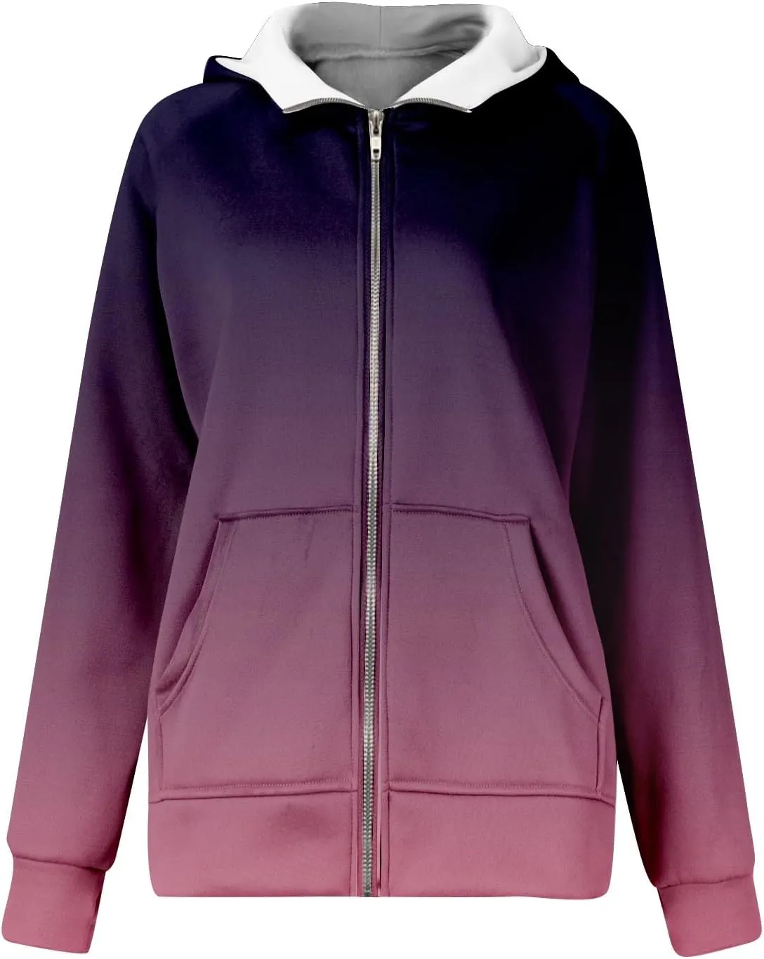 Cropped Hoodie Women Zip Pullover Thumb Hole Fall Hoodies Comfy Solid Long Sleeve Shirts Winter Clothes With Pockets