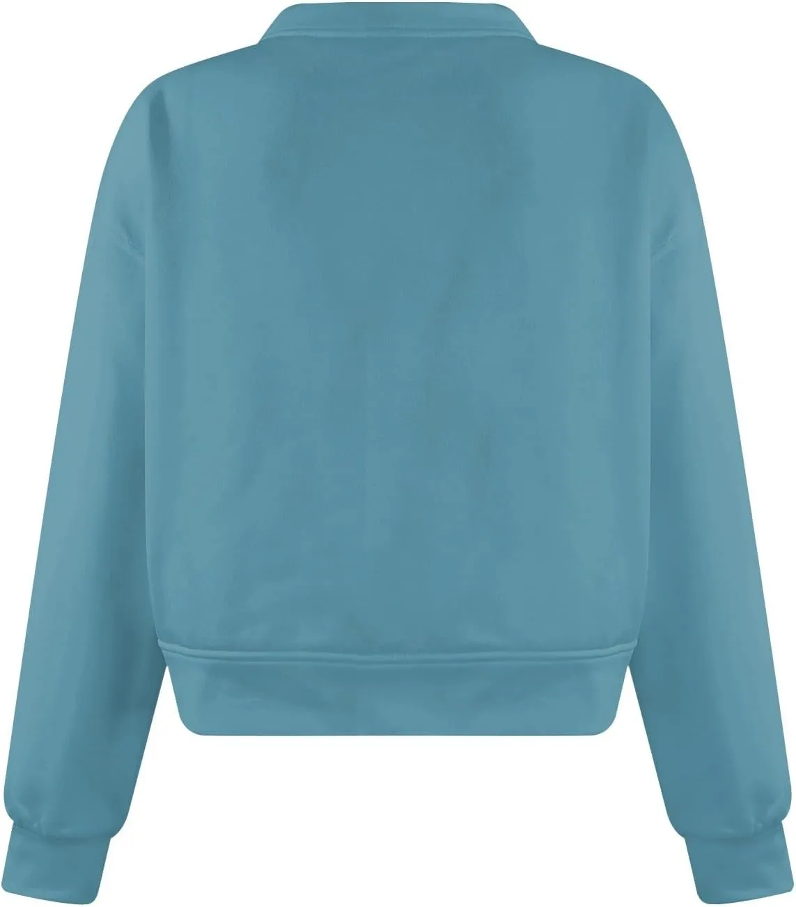 Cropped Sweatshirts for Women V Neck Workout Sweatshirt Fleece Lightweight Sweatshirts Long Sleeve Batwing Tops