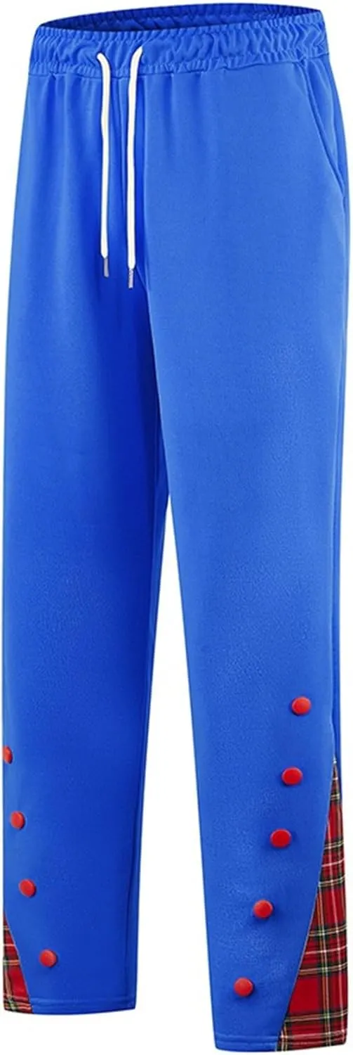 DGHM-JLMY Mens Lightweight Hiking Pants Straight Leg Running Sweatpants Athletic Casual Stretch Elastic Waist Joggers