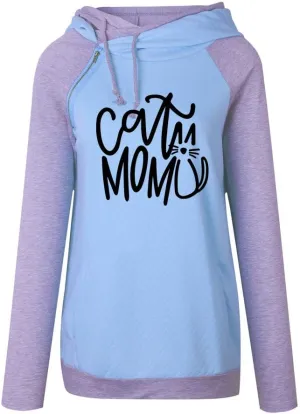 Dog Mom Hoodies Sweatshirt Women Kawaii Printing Pattern Thick Female Cropped Sweatshirts