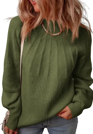Dokotoo 2024 Winter Fall Turtleneck Sweater High Neck Long Sleeve Oversized Sweaters Pullover Outerwear