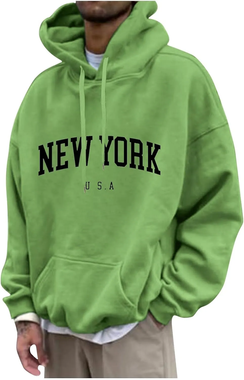 DuDubaby Graphic Hoodies For Men Letter Printing Cotton Sweatshirt 3D Fashion Pullover Design Cotton Hooded