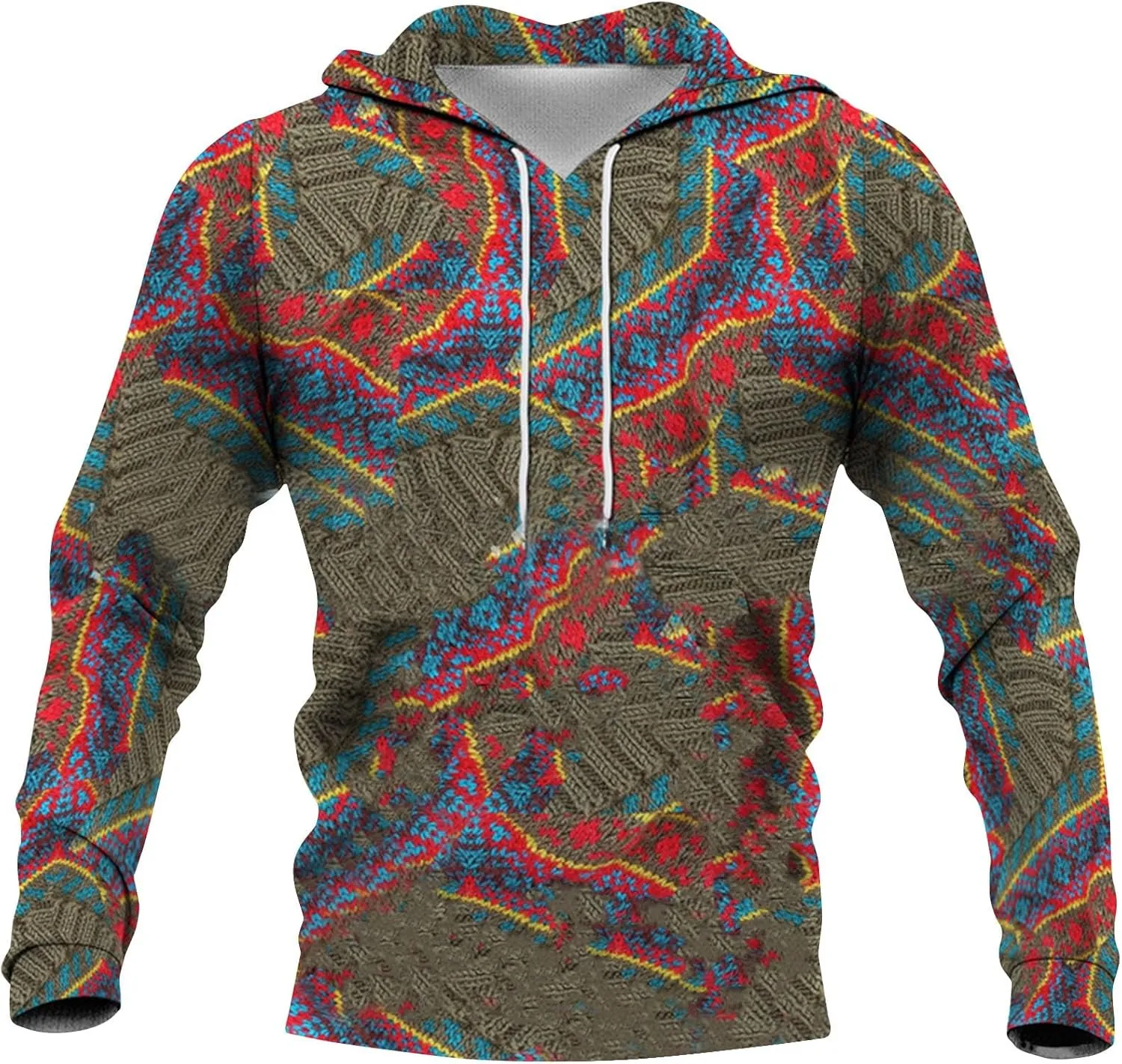 DuDubaby Men Graphic Hoodies Gradient Cotton Sweatshirt Soft Lightweight 3D Pullover Adult Athletic Hooded