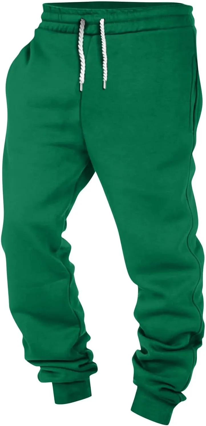 Elastic Waist Pants for Men Color Block Mardi Gras Print Exercise Pants Comfy Relaxed Fit Joggers Sweatpants
