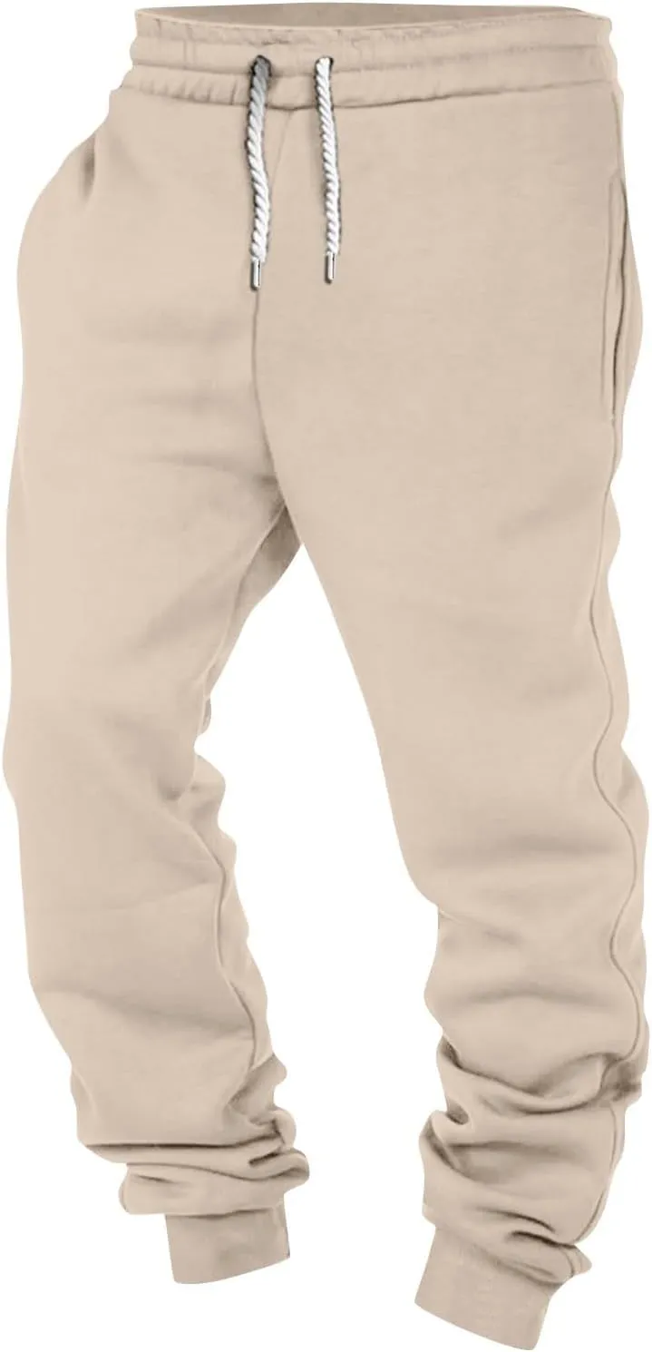 Elastic Waist Pants for Men Color Block Mardi Gras Print Exercise Pants Comfy Relaxed Fit Joggers Sweatpants