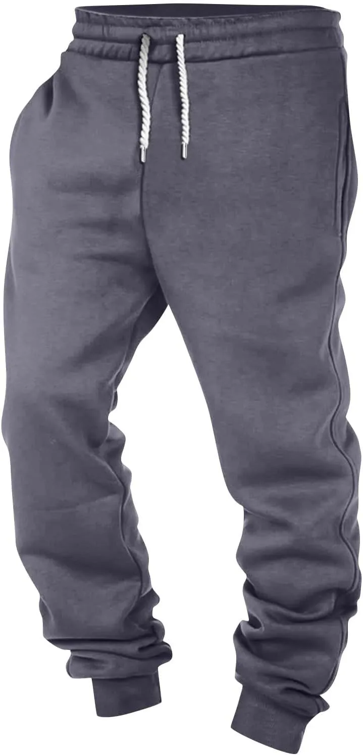Elastic Waist Pants for Men Color Block Mardi Gras Print Exercise Pants Comfy Relaxed Fit Joggers Sweatpants