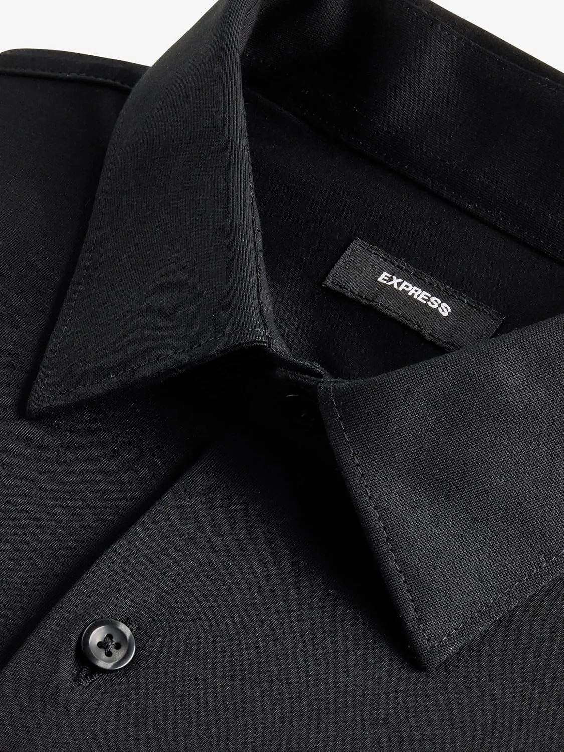 EXPRESS Mens Long Sleeve Slim Modern Tech 1MX Dress Shirt