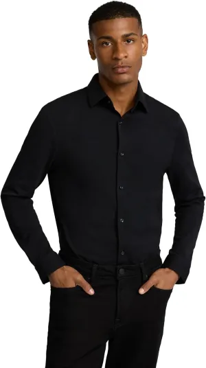 EXPRESS Mens Long Sleeve Slim Modern Tech 1MX Dress Shirt