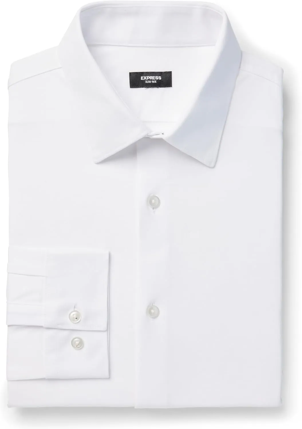 EXPRESS Mens Long Sleeve Slim Modern Tech 1MX Dress Shirt