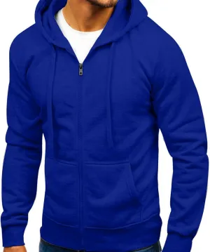 Fall Mens Zip Up Hoodie Loose Fit Full Zip Up Hoodie Casual Mens Sweatshirt Hoodie Fashion Men's Hoodies Pullover