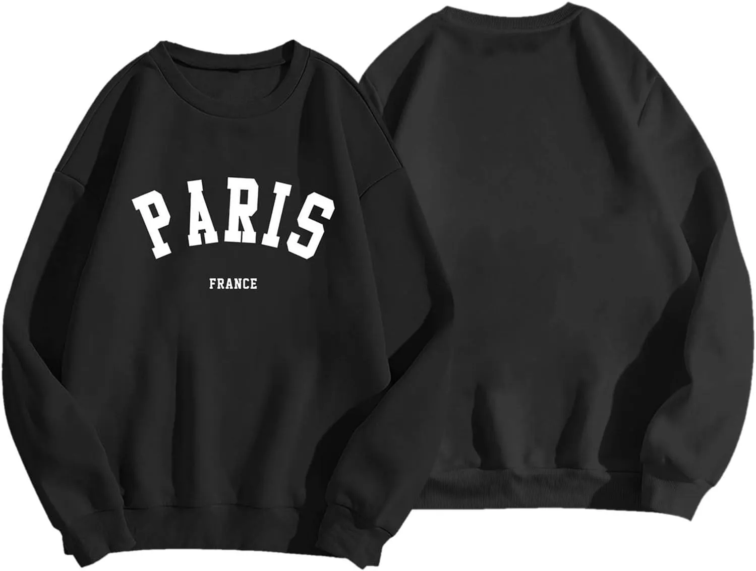 Fleece Women Set Women's Letter Graphic Hoodies Oversized Pullover Tops Casual Long Sleeve Hooded Print