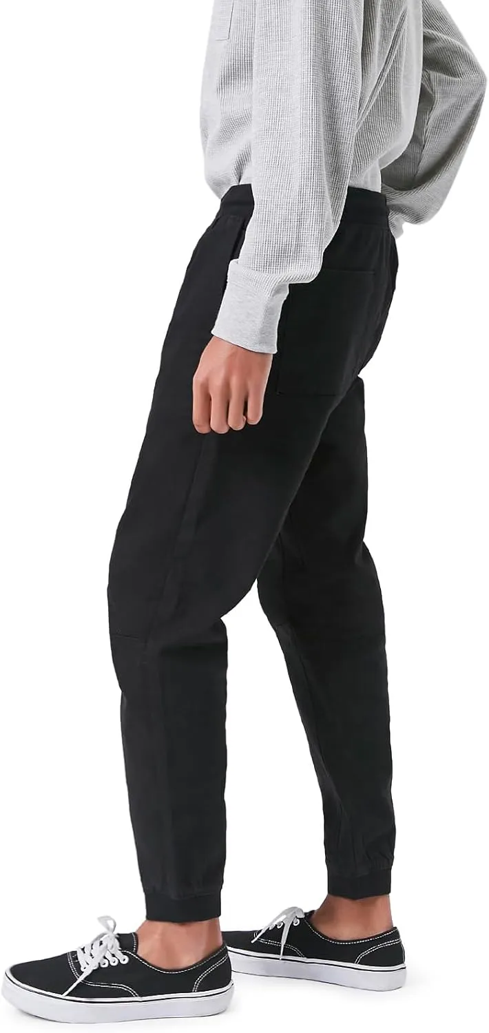 Forever 21 Men's Twill Drawstring Joggers