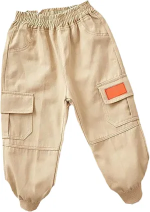 Girls Sweatpants Elastic Waist Joggers Loose Fit Athletic Pants with Pockets Kids Baggy Sports Workout Trousers