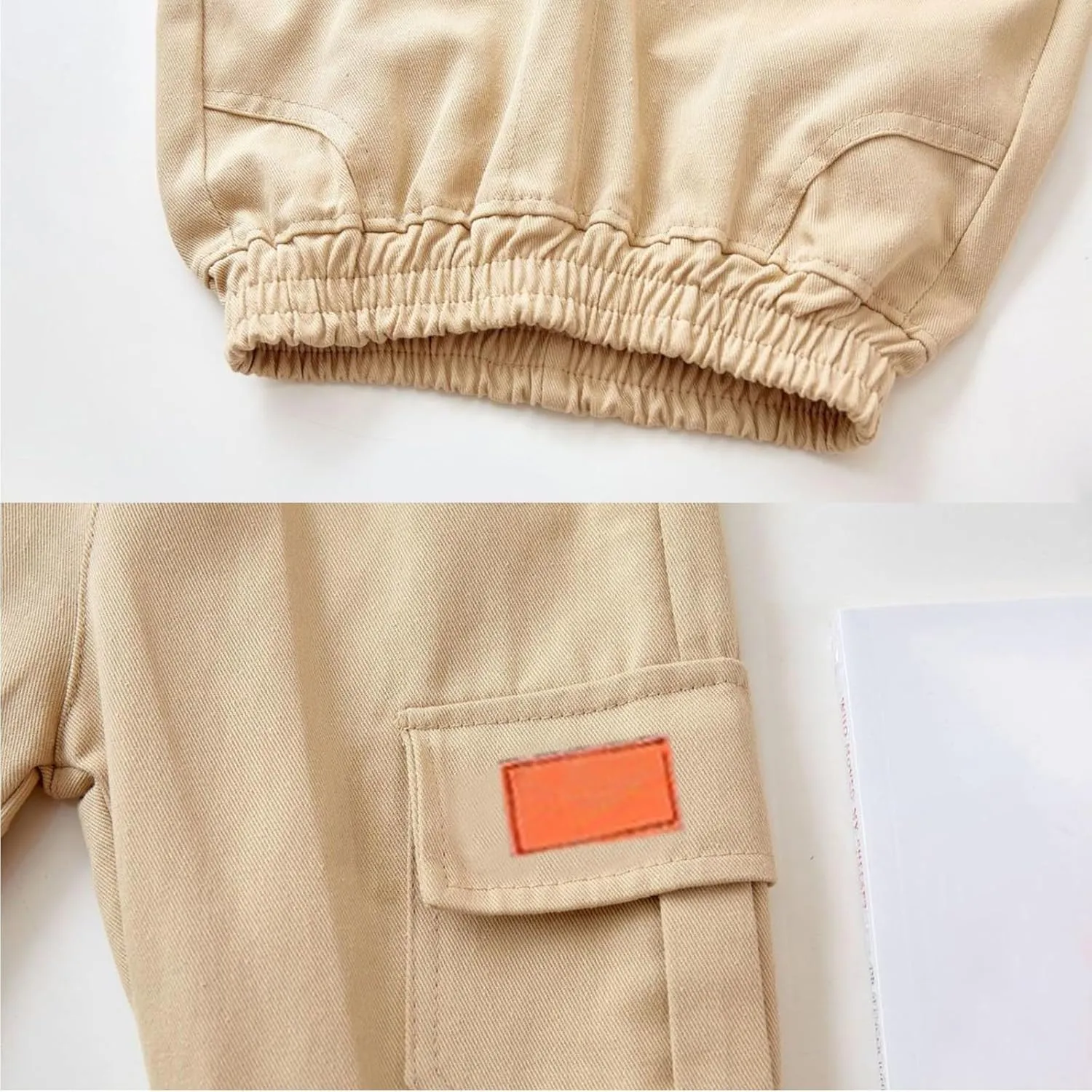 Girls Sweatpants Elastic Waist Joggers Loose Fit Athletic Pants with Pockets Kids Baggy Sports Workout Trousers
