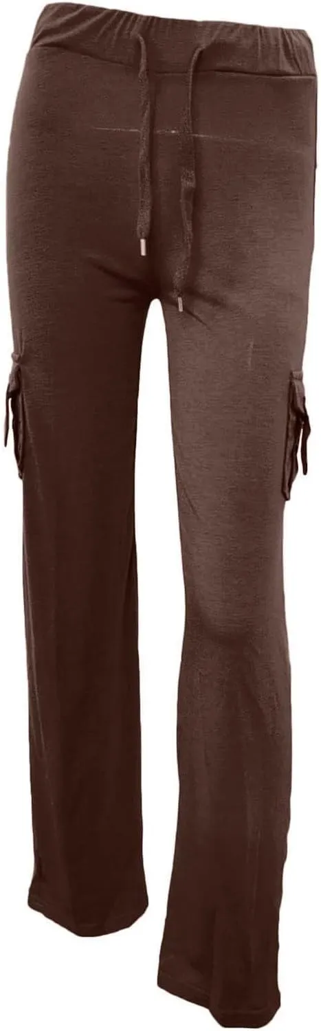 High Waisted Sweatpants for Women with Multi Pocket 2025 Fall Winter Trendy Palazzo Drawstring Lounge Joggers Pants