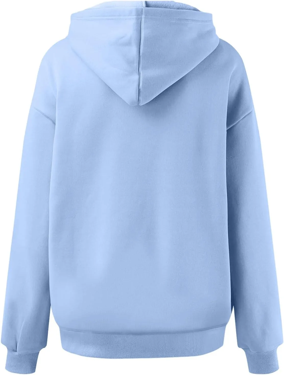 iLH Womens Oversized Hoodies Solid Color Pullover Hooded Sweatshirts For Women Fall Winter Leisure Streetwear Hoodies