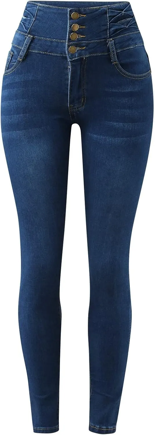 Jeans for Women High Waisted Stretch Skinny Casual Straight Leg Ladies Trendy Bootcut Denim Petite Jean 2025 Pants