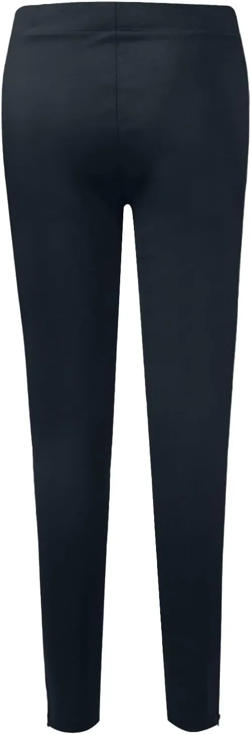 Jeggings for Women High Waist Tummy Control Pull On Jeans,Stretch Skinny Stripe Zipper Jeans Leggings with Pockets