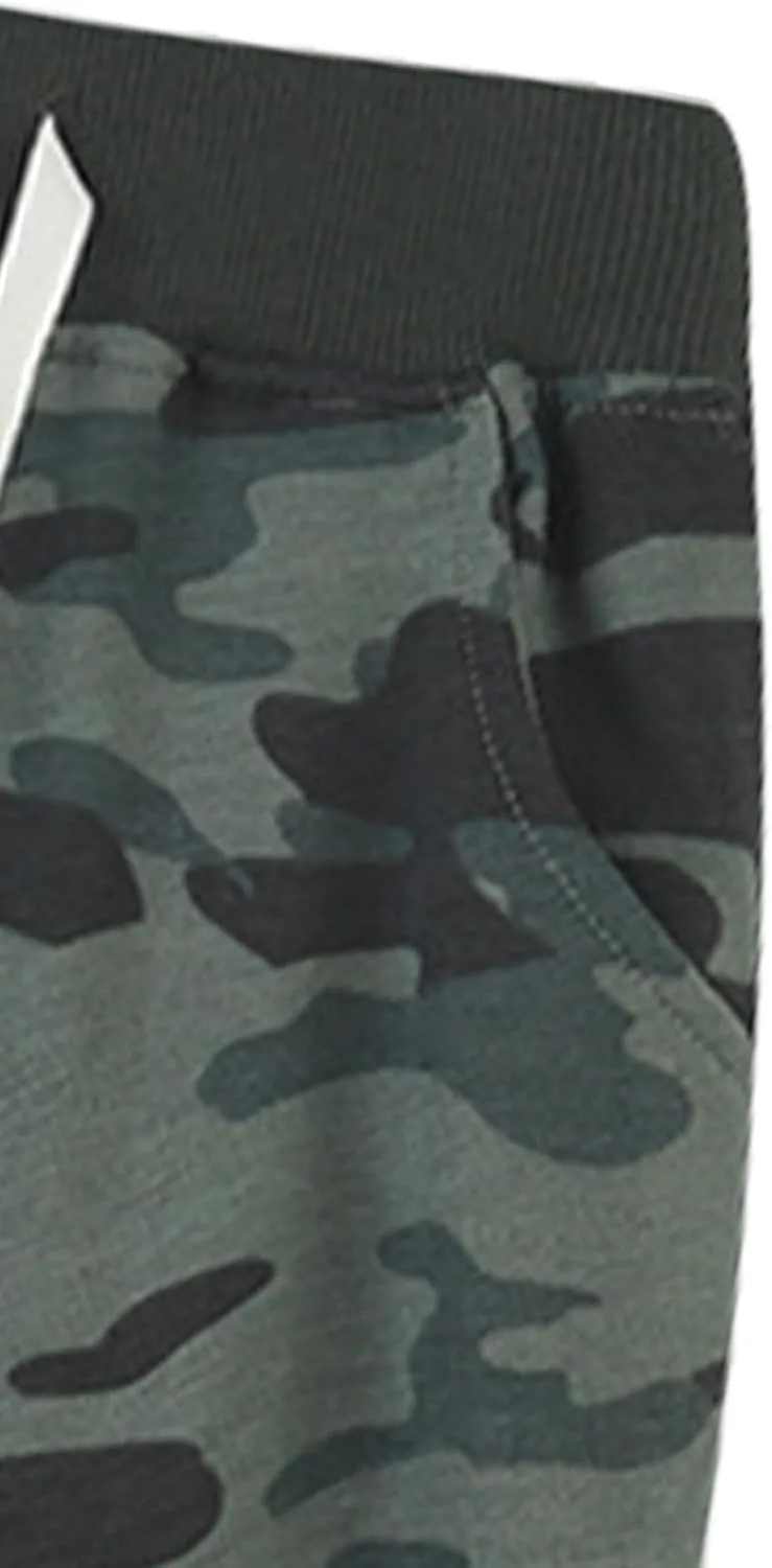 Kids Girls Boys Sweatpants Camouflage Elastic Waist Joggers Comfortable Fashionable Casual Sport Pants