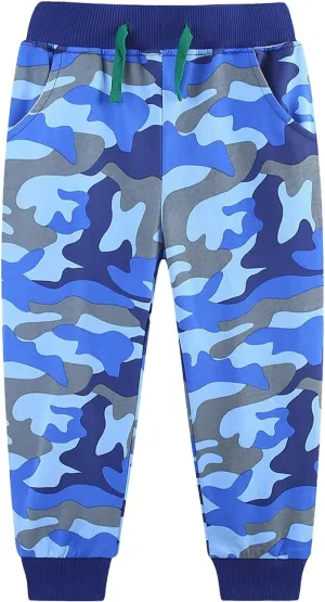 Kids Girls Boys Sweatpants Camouflage Elastic Waist Joggers Comfortable Fashionable Casual Sport Pants