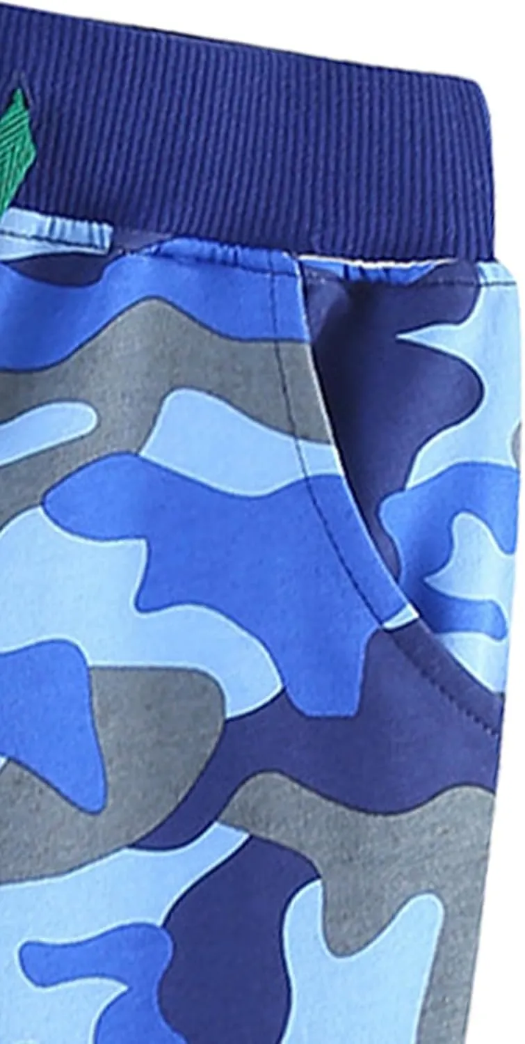 Kids Girls Boys Sweatpants Camouflage Elastic Waist Joggers Comfortable Fashionable Casual Sport Pants