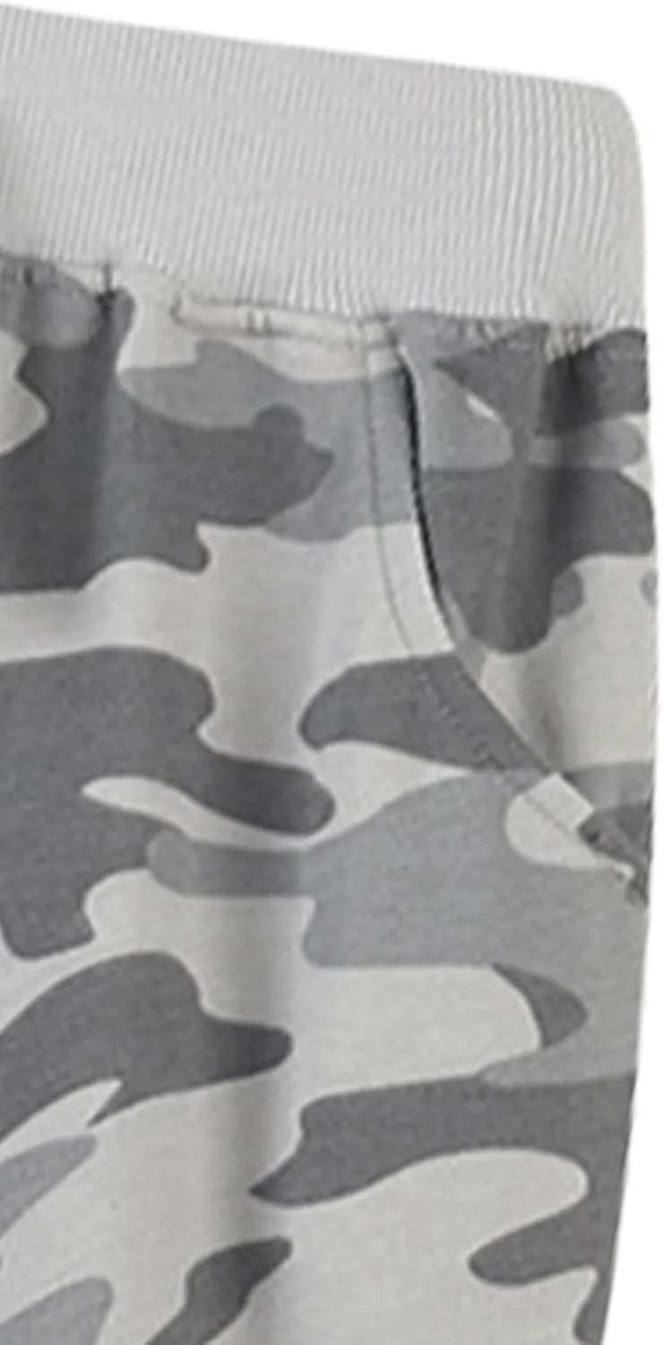 Kids Girls Boys Sweatpants Camouflage Elastic Waist Joggers Comfortable Fashionable Casual Sport Pants