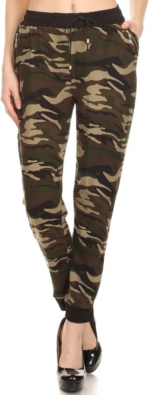 LA12ST Women's Lightweight Yoga Soft Drawstring Joggers
