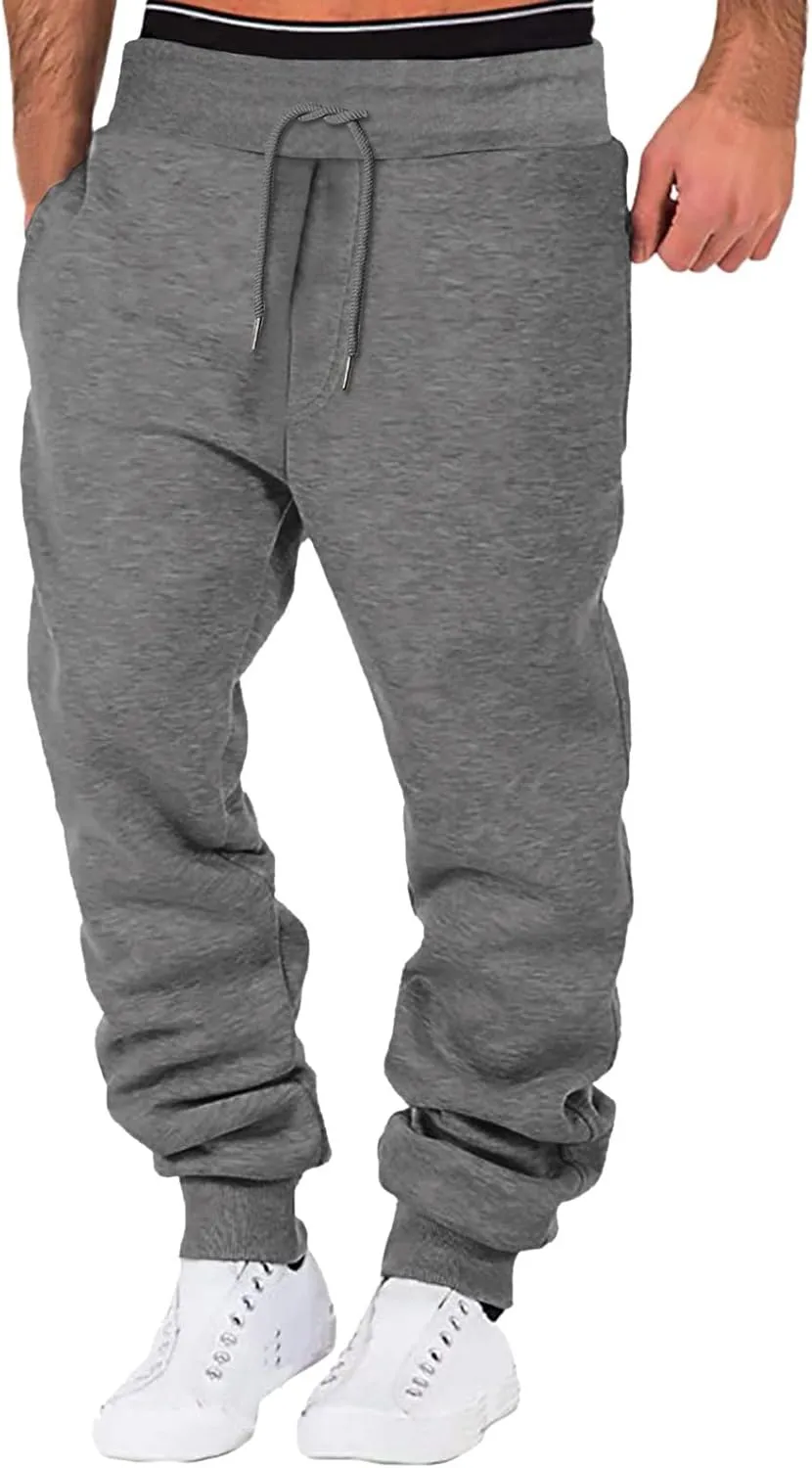 LCMTWX Sweatpants for Men Dry Trousers Outdoor Men Quik Pants Men's Pants Drawstring Joggers