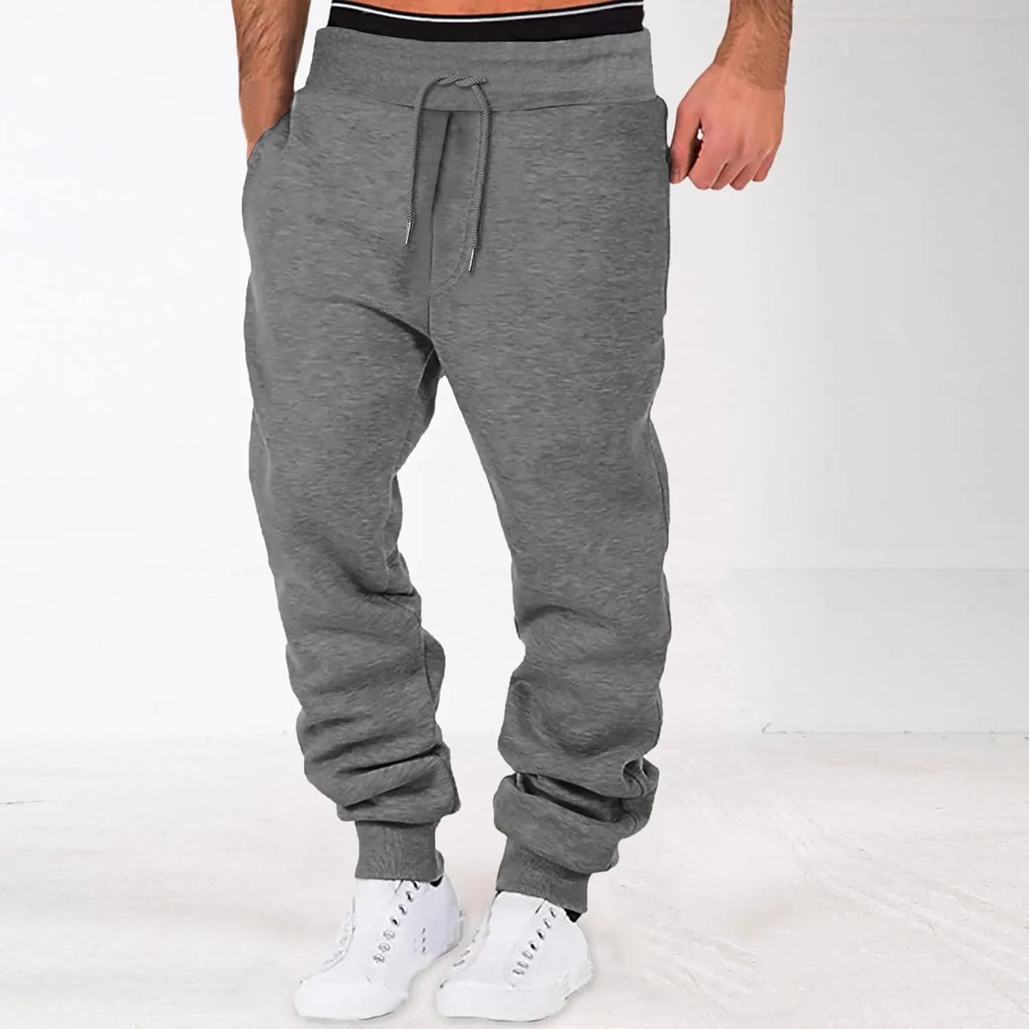 LCMTWX Sweatpants for Men Dry Trousers Outdoor Men Quik Pants Men's Pants Drawstring Joggers